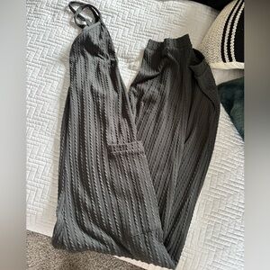 ILLA ILLA Gray Textured Jumpsuit